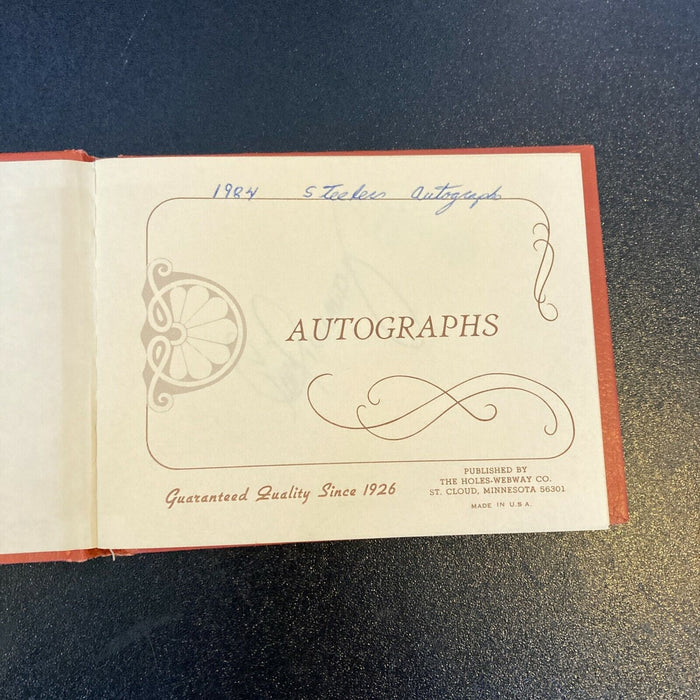 1984 Pittsburgh Steelers Signed Auto Autograph Album 24 Signatures