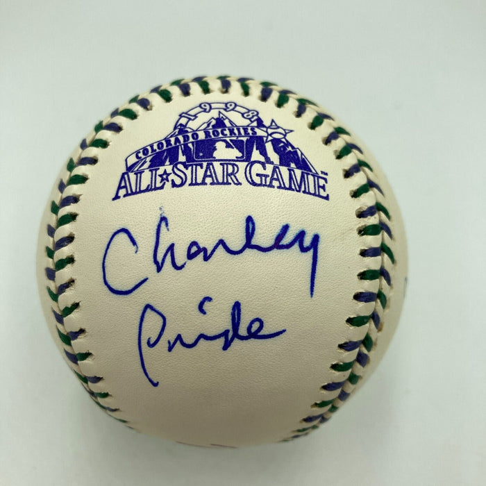 Buck O'neil Negro League Legends Signed 1998 All Star Game Baseball MLB Auth