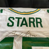 Bart Starr Signed Authentic Green Bay Packers Wilson Game Model Jersey JSA COA