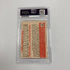 Eddie Mathews Signed 1952 Topps RC Reprint PSA DNA Auto