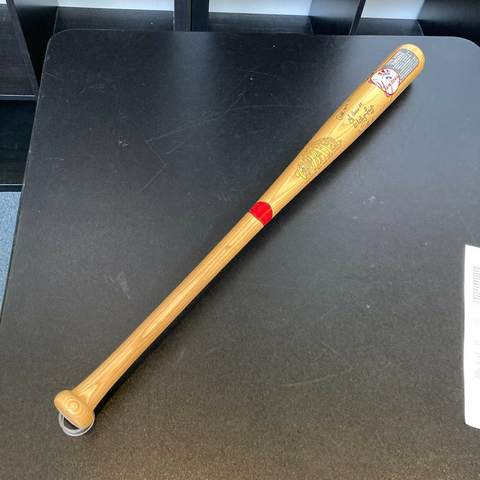 1961 New York Yankees World Series Champs Team Signed Bat 30 Sigs With JSA COA
