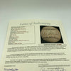 Babe Ruth & Lou Gehrig Dual Signed Official American League Baseball JSA COA