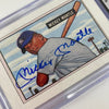 Mickey Mantle Signed 1989 Bowman 1951 Bowman RC CGS JSA 10 GEM MINT POP 1