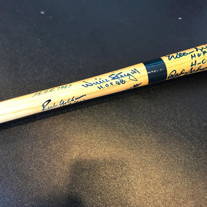 Magnificent Hall Of Fame Multi Signed Bat w/ 51 Signatures Hank Aaron PSA DNA