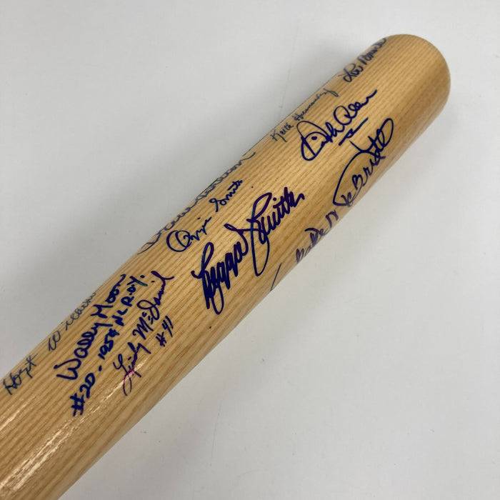 Beautiful St. Louis Cardinals Hall Of Fame Multi Signed 1992 Centennial Bat JSA