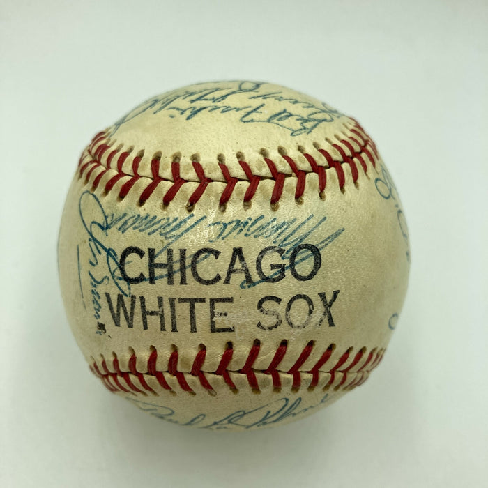1954 Chicago White Sox Team Signed Autographed Baseball With Nellie Fox
