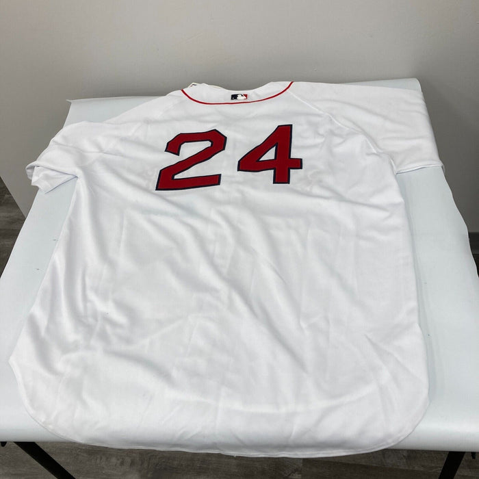 Manny Ramirez Signed Authentic 2004 World Series Boston Red Sox Jersey Steiner