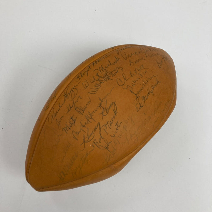 1960 Cleveland Browns Team Signed Football Jim Brown Len Dawson 50+ Sigs JSA