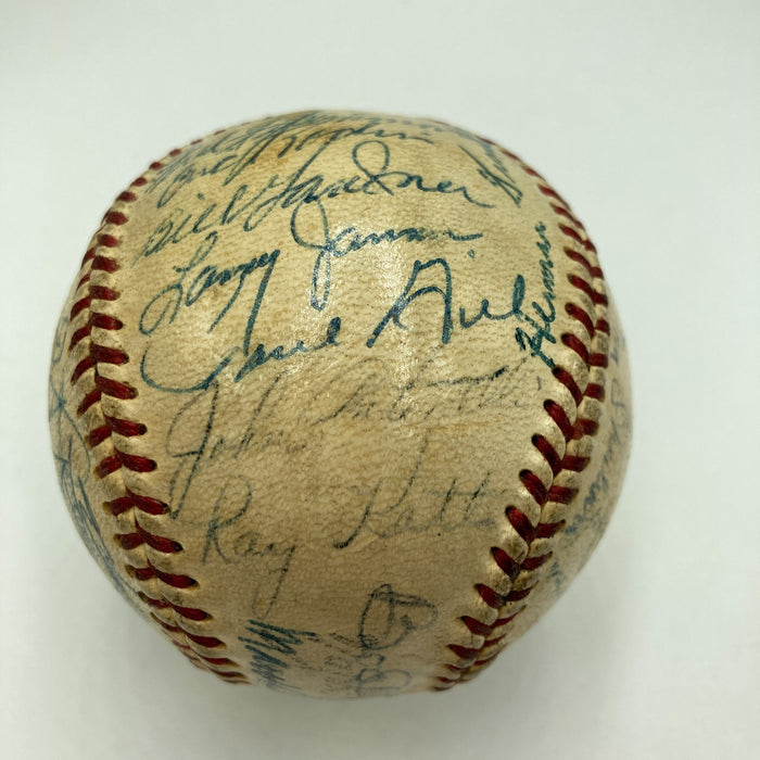 The Most Complete 1954 NY Giants World Series Champs Team Signed Baseball PSA