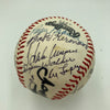 Roger Maris Sandy Koufax Mays Aaron Hall Of Fame Multi Signed Baseball JSA COA