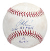 Joe Mauer Career Hit #1125 Signed Game Used Actual Hit Baseball MLB Authentic