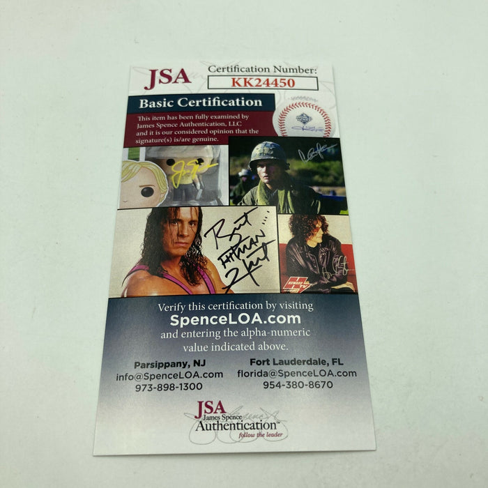 Maud Adams Signed Autographed MLB Baseball Celebrity JSA COA