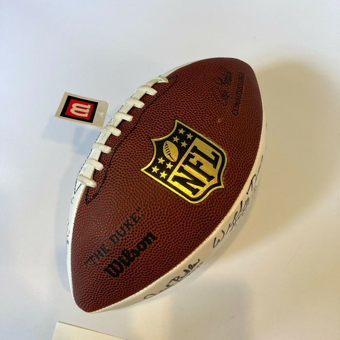Hall Of Fame Legends Multi Signed Football With 15 Sigs JSA COA
