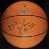 Beautiful Michael Jordan Magic Johnson 1991 All Star Game Signed Basketball PSA