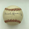 RARE Mark Koenig Single Signed Baseball 1927 NY Yankees JSA LOA