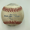 Max Scherzer 20th Win Signed Game Used Baseball Sep 20, 2013 MLB Authentic Holo