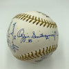 Incredible Ozzie Smith Gold Glove Signed Inscribed Baseball 13 Signatures! JSA