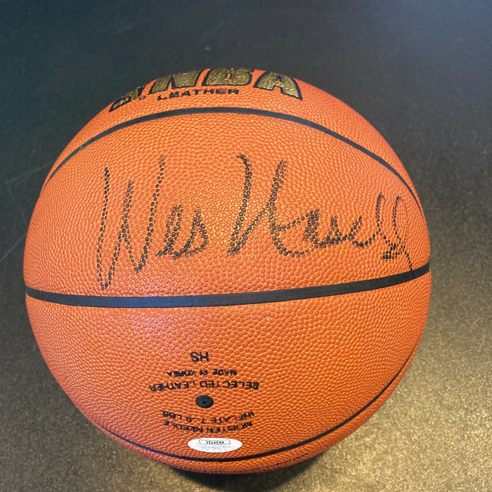 1988 NBA HOF Induction Class Signed Basketball Miller Unseld Lovellette JSA COA