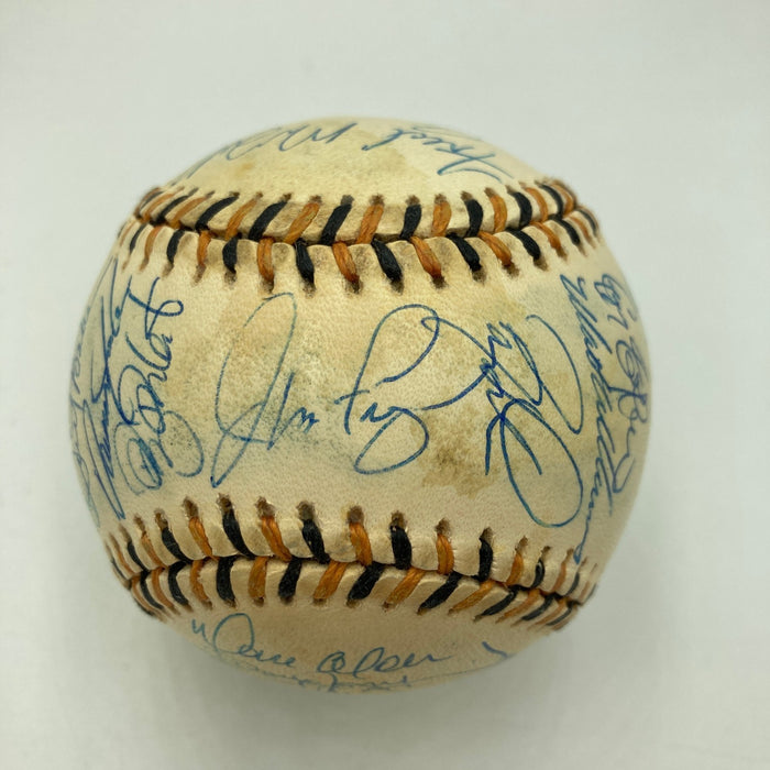 1994 All Star Game National League Team Signed Baseball Barry Bonds PSA DNA COA