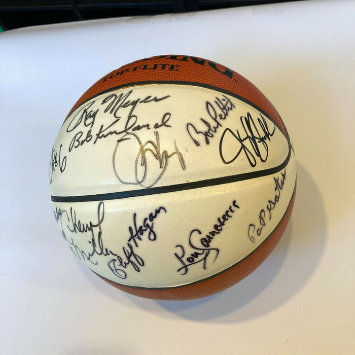 Julius Erving Oscar Robertson HOF Legends Signed Basketball 16 Sigs JSA