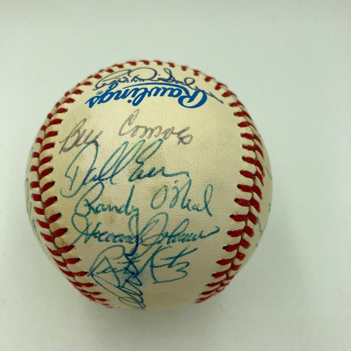 1984 Detroit Tigers World Series Champs Team Signed Baseball JSA COA