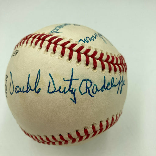 Buck Leonard Josh Johnson Double Duty Radcliffe Negro League Signed Baseball JSA