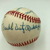 Buck Leonard Josh Johnson Double Duty Radcliffe Negro League Signed Baseball JSA