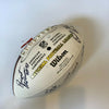 Franco Harris Hall Of Fame Legends Multi Signed Football With 15 Sigs JSA COA