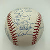 2009 New York Yankees Team Signed World Series Baseball Derek Jeter JSA COA