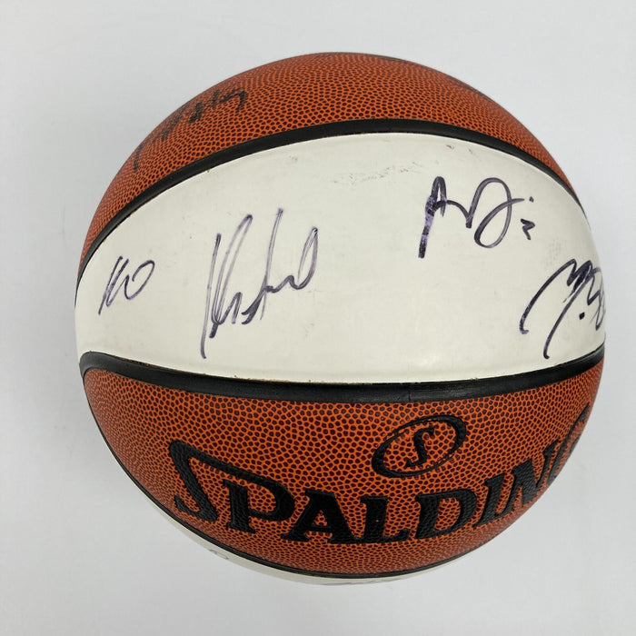 2019-2020 Los Angeles Lakers NBA Champs Team Signed Basketball Lebron James BAS