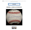 Beautiful Joe Dimaggio Signed American League Baseball PSA Graded MINT 9