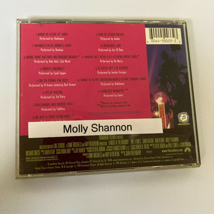 Molly Shannon Signed A Night At Roxbury Music CD JSA COA