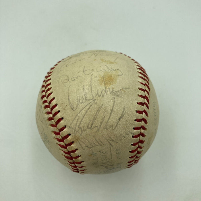 1977-1978 Yankees World Series Champs Team Signed Baseball Thurman Munson JSA