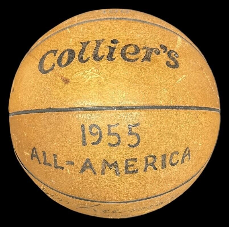 1955 NCAA All American All Star Game Team Signed Basketball Tom Gola JSA COA