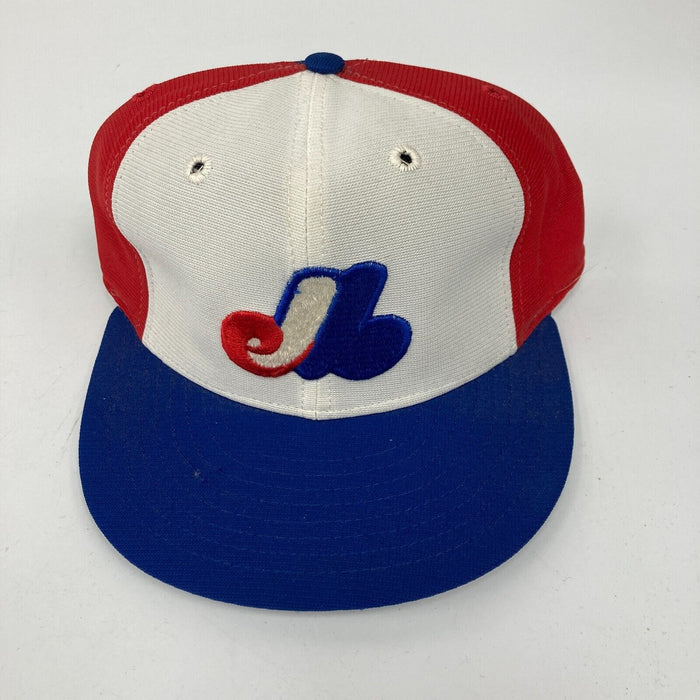 Vintage 1970's Montreal Expos Game Issued Baseball Cap Hat