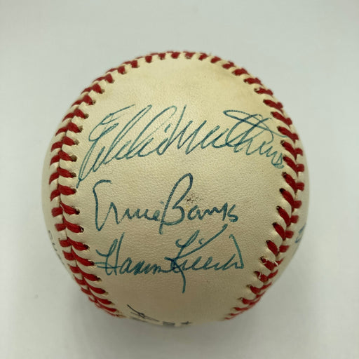 Willie Mays Hank Aaron 500 Home Run Club Multi Signed Baseball JSA COA