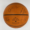 1997-98 Philadelphia 76ers Team Signed Game Basketball Allen Iverson Rookie JSA