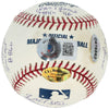Bob Feller Signed Heavily Inscribed Career STAT Baseball Beckett Certified
