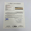 Willie Mays, Bobby Thomson & Ralph Branca Signed Baseball Bat JSA COA