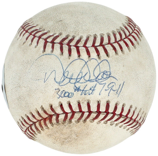 Historic Derek Jeter 3,000th Hit 7-9-2011 Game Used Signed Baseball Steiner COA