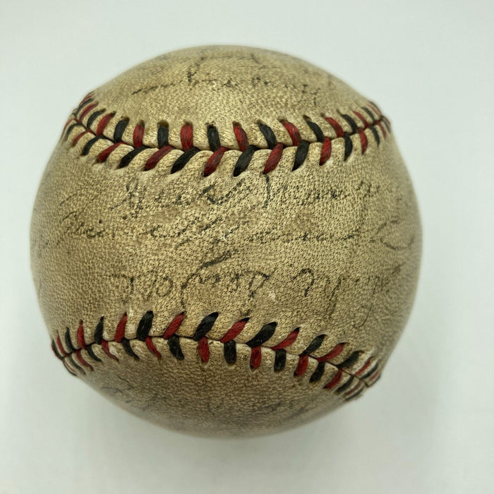 Babe Ruth & Honus Wagner 1933 World Series Signed Game Used Baseball JSA COA