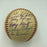1957 New York Yankees AL Champs Team Signed Baseball Mickey Mantle PSA DNA COA