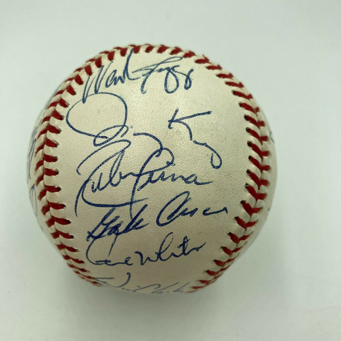 1994 All Star Game Team Signed Baseball Kirby Puckett Cal Ripken Jr. JSA COA