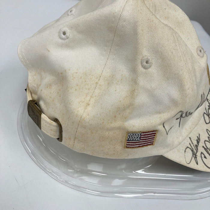 Tiger Woods Jack Nicklaus Phil Mickelson Signed President's Cup Golf Hat Beckett