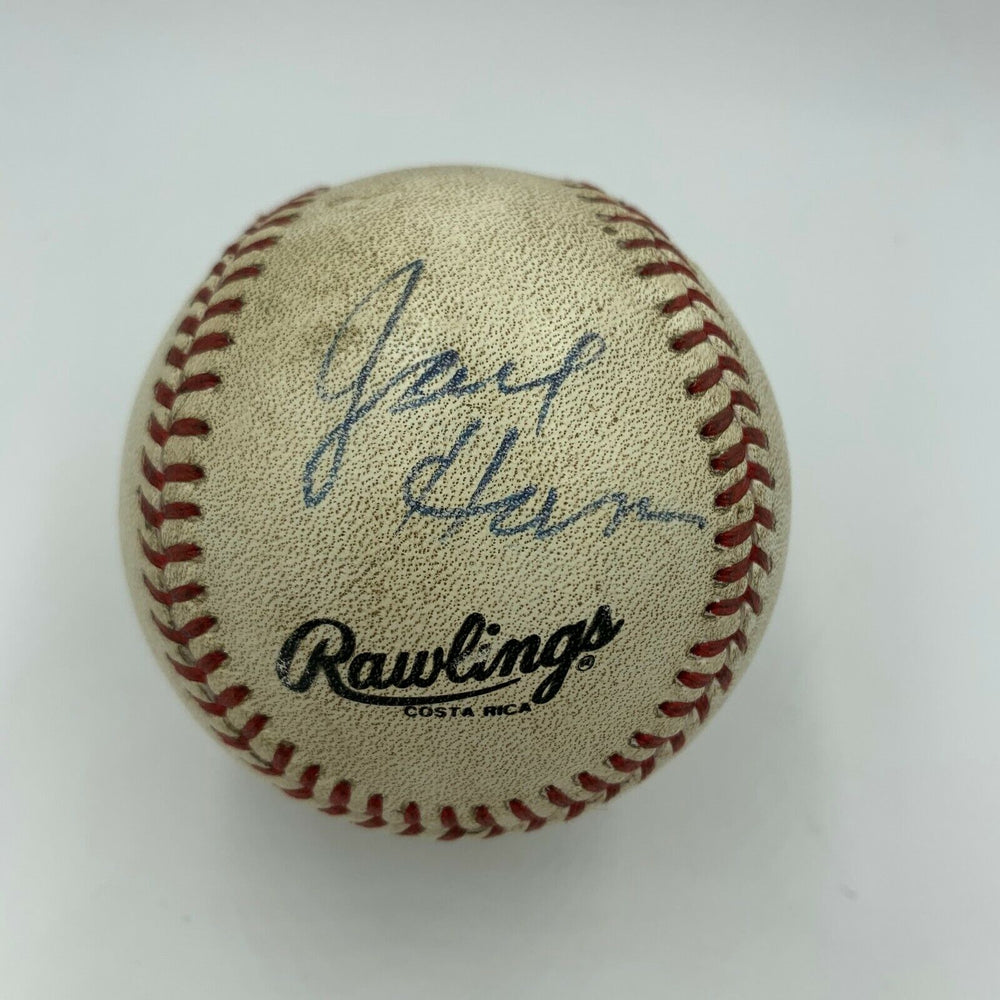 Jack Ham Signed 1980's Game Used National League Baseball With JSA COA Steelers