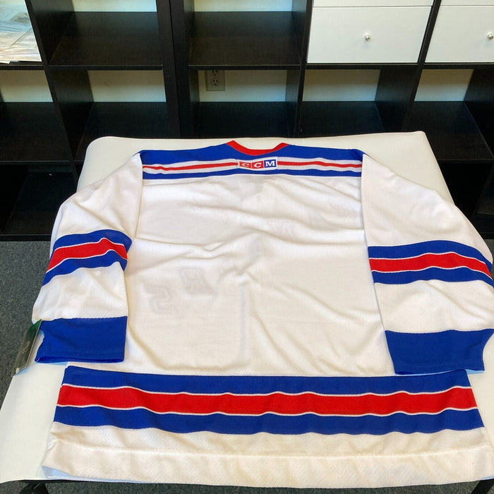 Mark Messier Signed CCM New York Rangers Game Model Jersey JSA COA