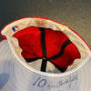 Ken Oberkfell 1983 Signed Game Used St. Louis Cardinals Baseball Hat JSA COA
