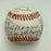 Stunning Mickey Mantle Joe Dimaggio 500 Home Run 3,000 Hits Signed Baseball