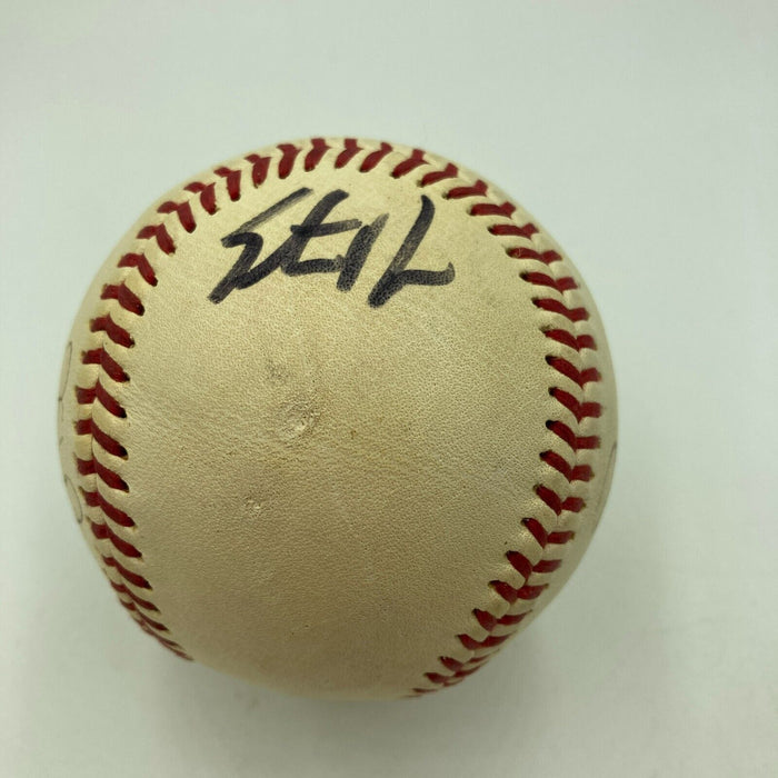 Joe Cunningham Multi Signed Vintage St. Louis Cardinals Baseball