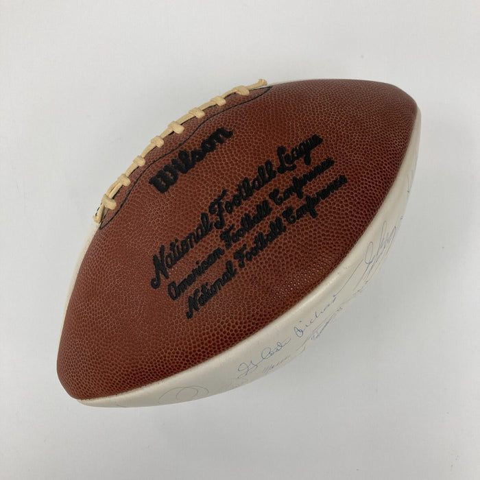 1970 Kansas City Chiefs Super Bowl Champs Team Signed NFL Game Football PSA DNA